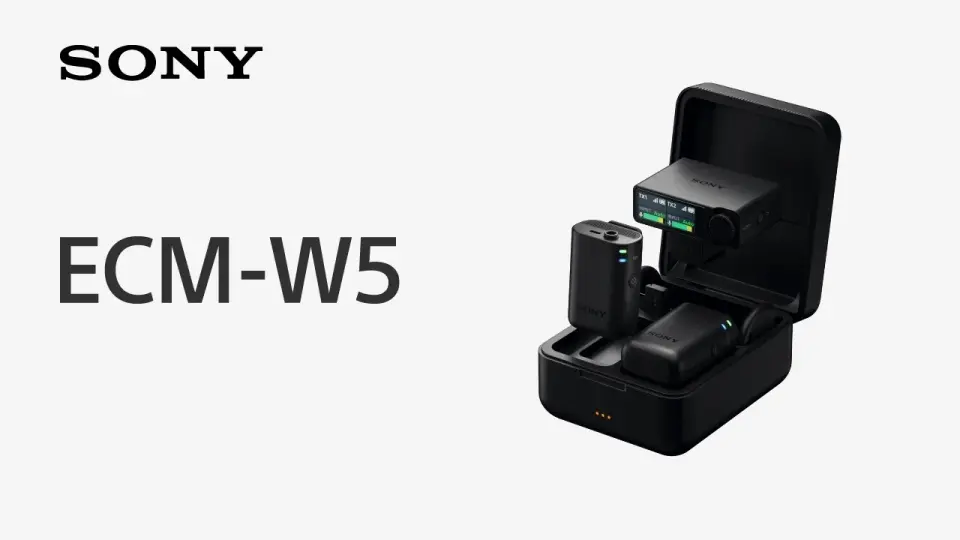 Sony ECM-W5 Targets Creators with 32-bit Float Wireless Audio