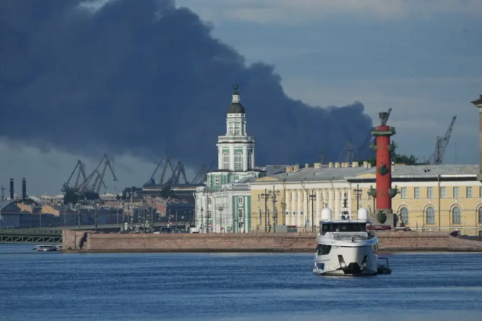 Ukraine Drones Hit St. Petersburg Oil Terminal Amid Forum in the City