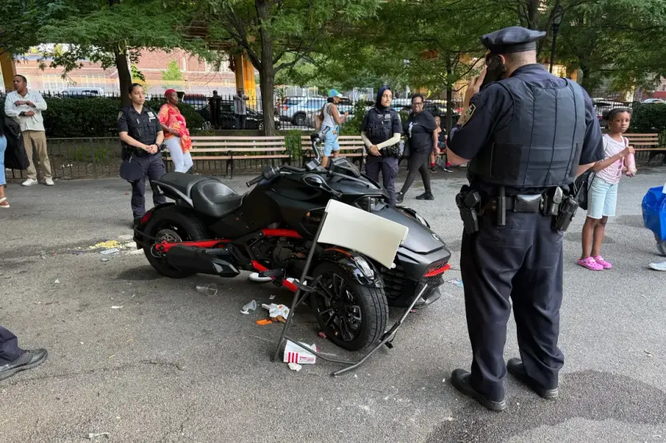 Brooklyn Park Crash Leaves 12 Injured After Motorcycle Drives Through Commodore Barry Park