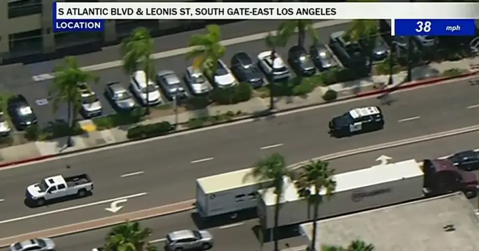 Cross-County pursuit: stolen truck travels from Fontana to downtown LA