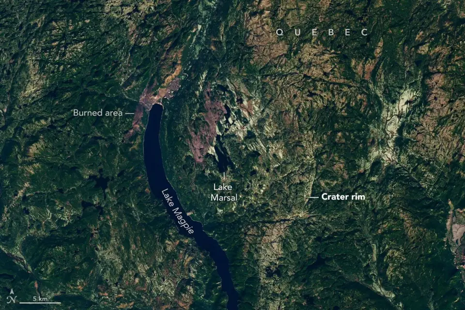 Citizen astronomer’s map search uncovers 25-km impact crater in Quebec