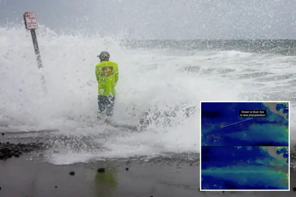 NASA Satellites Capture Pacific Ocean Turning Blue as Super El Niño Starves Phytoplankton