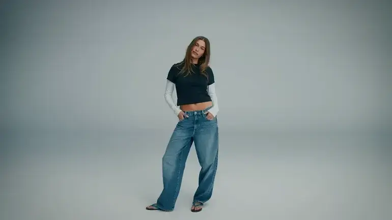 Gap Rewinds to the 90s with Hailey Bieber Denim Capsule