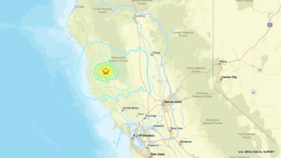 Willits tremor: 5.6 magnitude shakes Mendocino County, USGS confirms