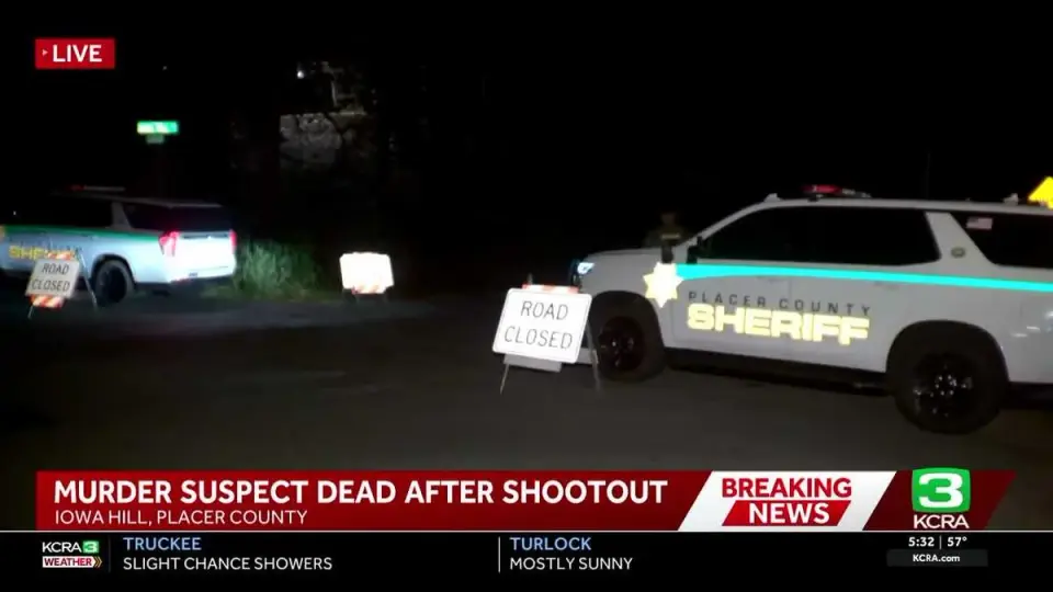 Murder suspect killed in Placer County deputy shootout
