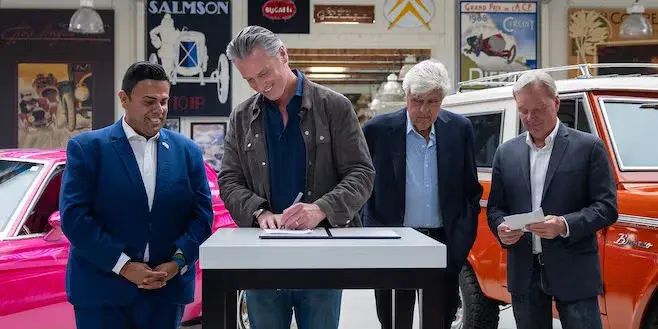 Newsom Signs 'Leno’s Law,' Phasing in Smog Exemptions for 1976–1985 Collector Cars