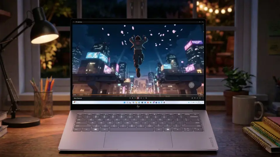 HP OmniBook 5 Targets Apple's Neo with OLED and 42-Hour Battery