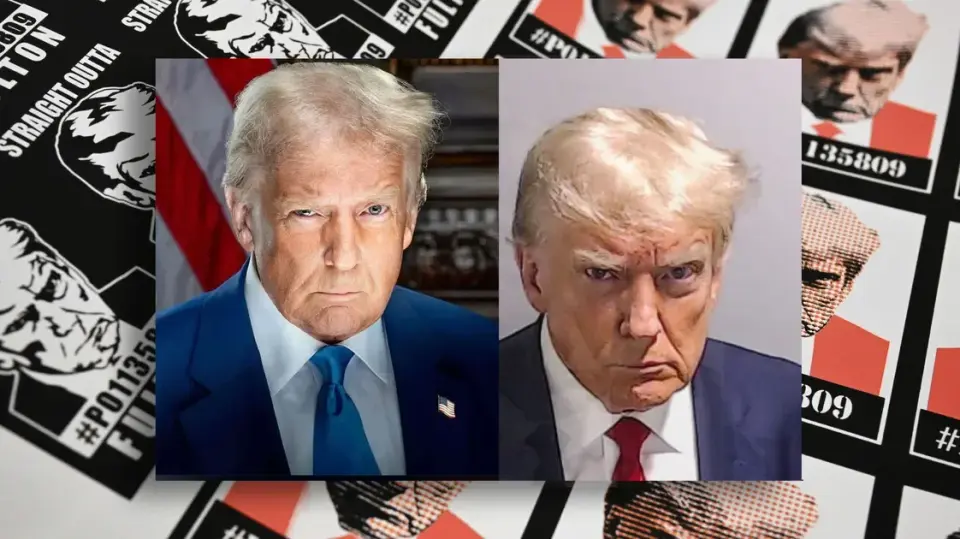 Trump’s Mug-Shot Aesthetics Return in Official Portrait, Fueling Power Narrative