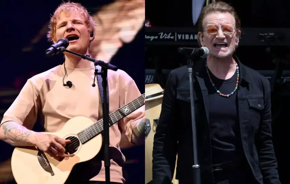 Bono reveals Ed Sheeran's reluctance to engage with politics on U2's Ukraine collaboration
