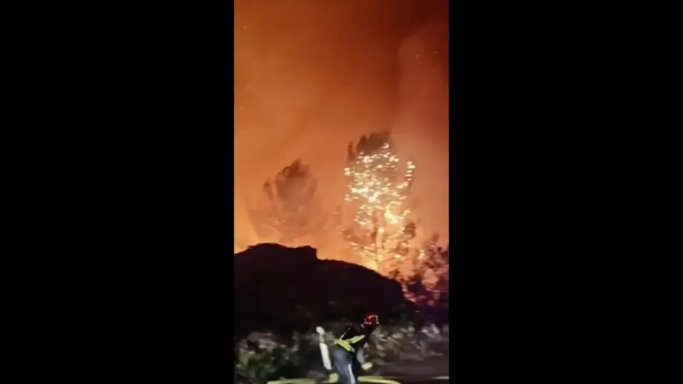 Wildfire Rages on Croatia's Brac Island as Winds Hamper Firefighting