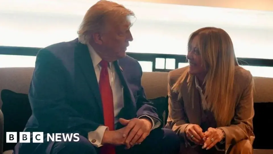 Meloni tells Trump to mind his own popularity as feud over photo escalates