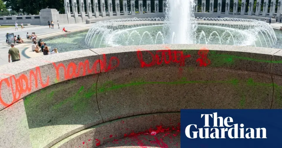 Arrest in DC for World War II Memorial vandalism and graffiti