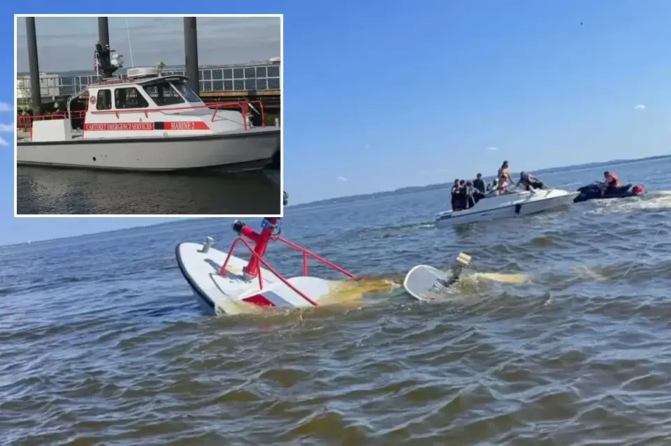 Whale Collision Sinks NJ Rescue Boat; Crew Rescued Near NY Harbor