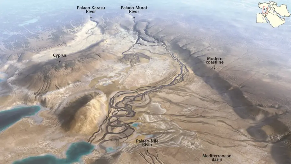 Miocene Rivers Merge to Create the Euphrates, Paving Civilization’s Cradle