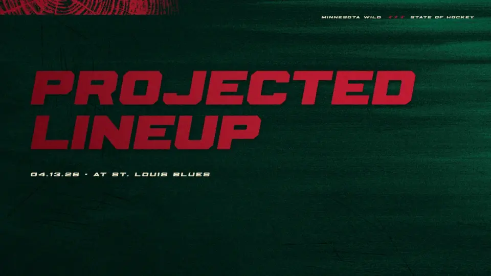 Wild's Final Road Test vs Blues: Projected Lineup Set for Playoffs Push