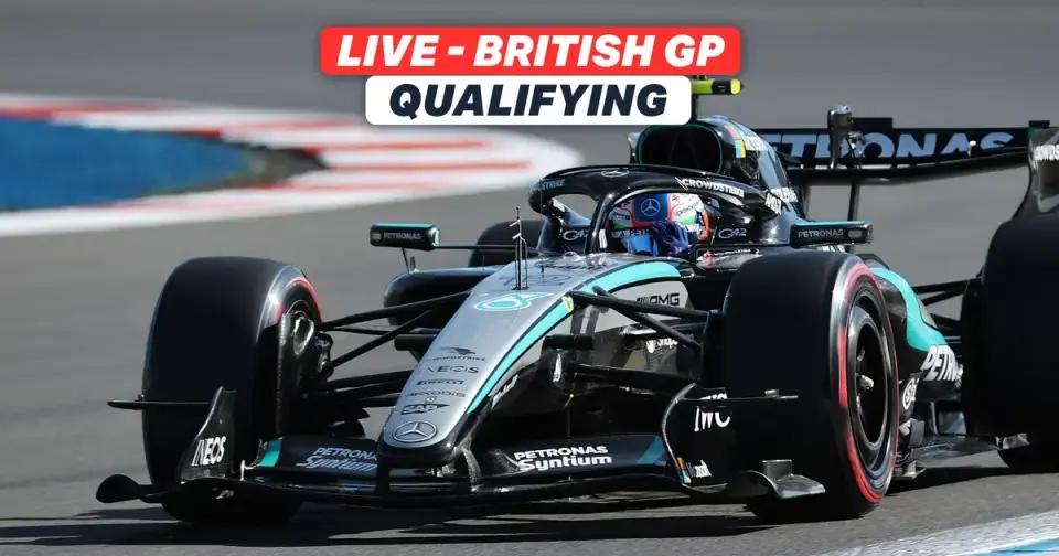 Leclerc leads as Russell suffers a Silverstone scare in windy qualifying