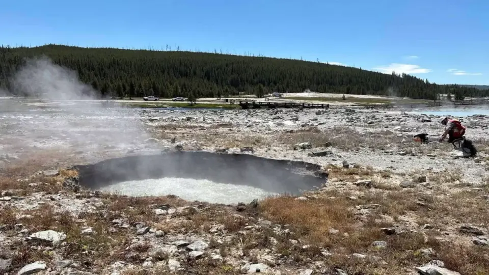 Yellowstone Blast Carves 20-Foot Boiling-Water Crater