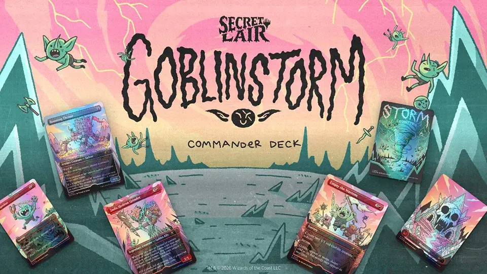 Goblin Storm Unleashed: Secret Lair’s Stormy Goblin Commander Deck