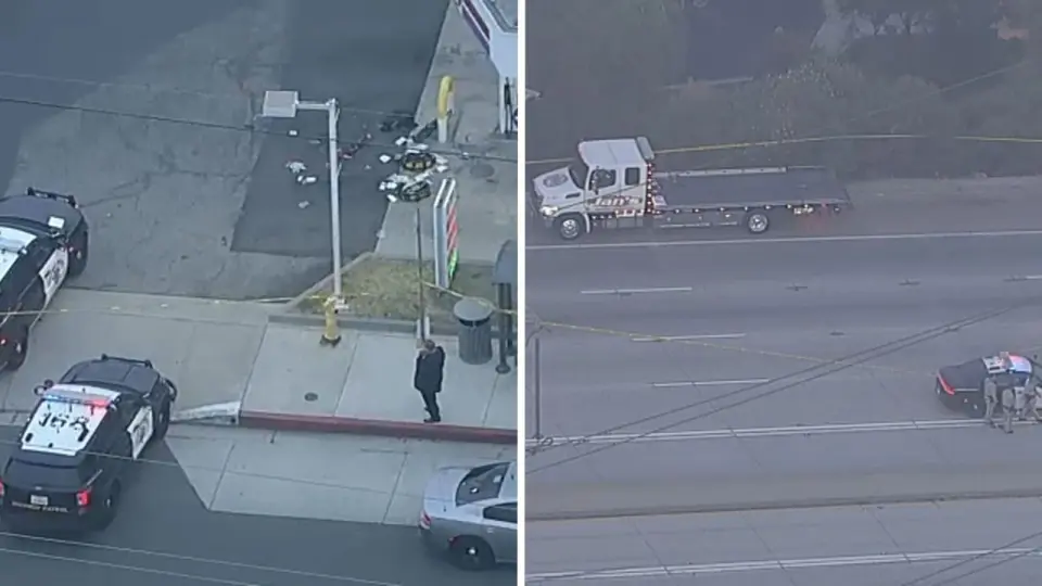 CHP shoots and kills suspect at Covina gas station following 210 Freeway assault and pursuit
