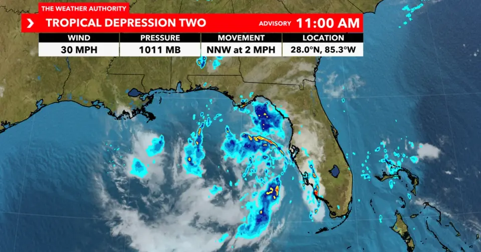 Gulf forms Tropical Depression 2; Bertha looms with heavy rainfall risk