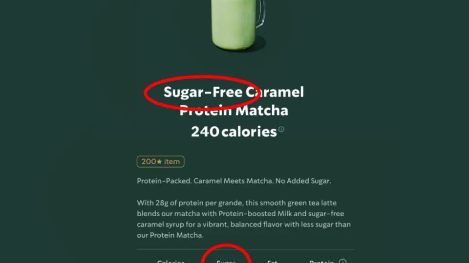 Starbucks Sued Over 'Sugar-Free' Protein Drinks Containing Up to 21g of Sugar