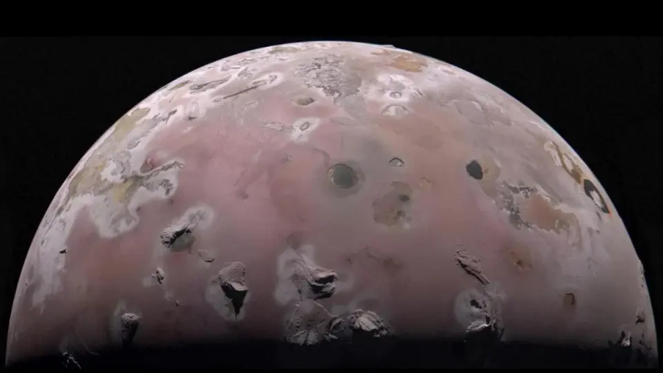 Juno Reveals Subsurface Heat Beneath Io, Solar System's Most Volcanic Moon
