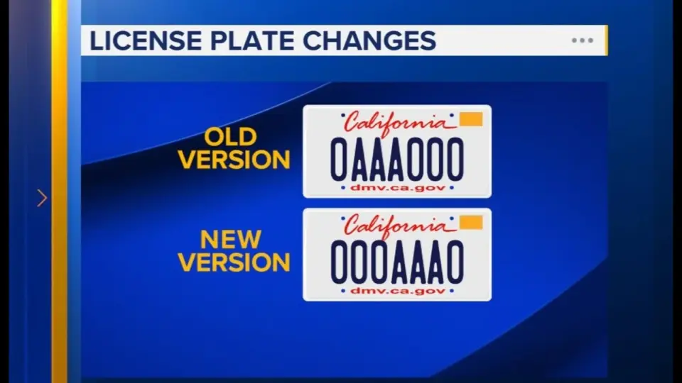 California Ends 46-Year License Plate Era, Switching to Mirrored Format