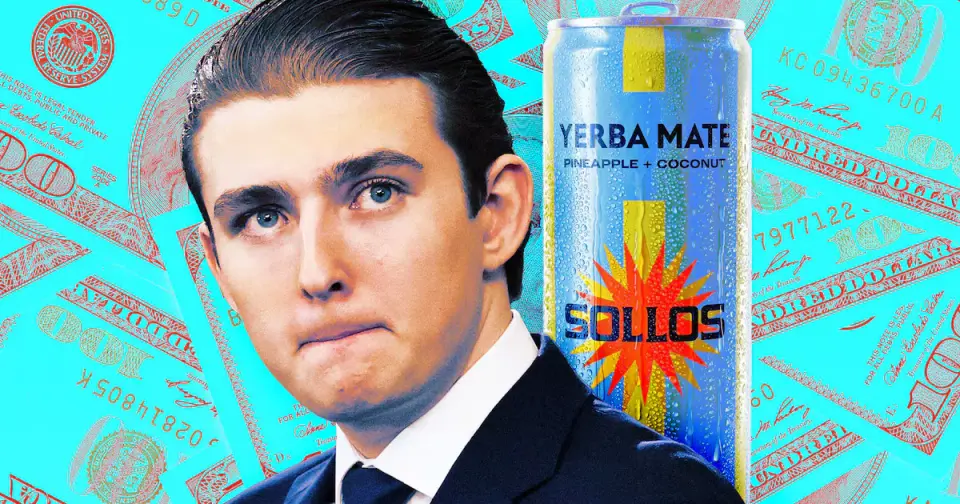 Barron Trump’s High‑Priced SOLLOS Drink Sparks Online Backlash