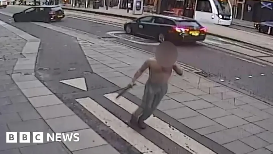 CCTV captures lead-up to arrest in Edinburgh anti-Muslim attacks
