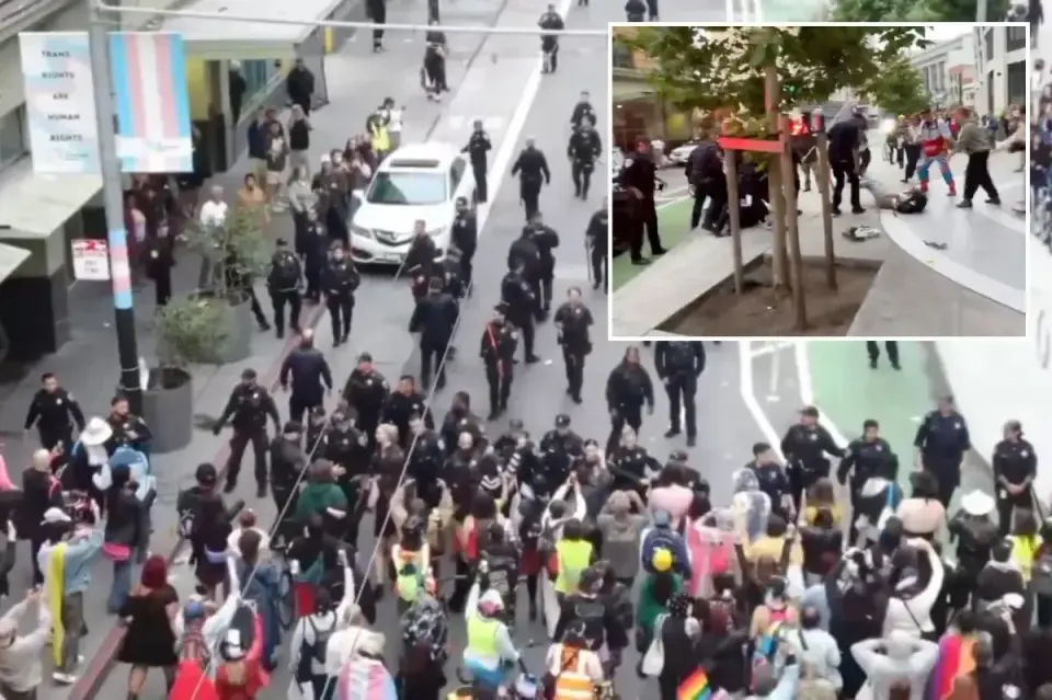 Chaos erupts at SF Trans March as arrests spark clashes with police