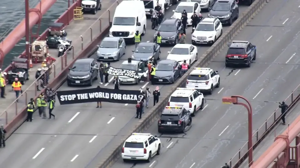 Seven SF Bridge Protesters Convicted on Misdemeanors as Felony Counts Stall