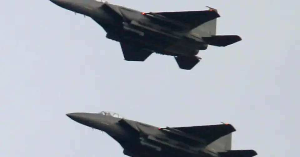 Phone distraction sparks midair F-15 collision over Daegu