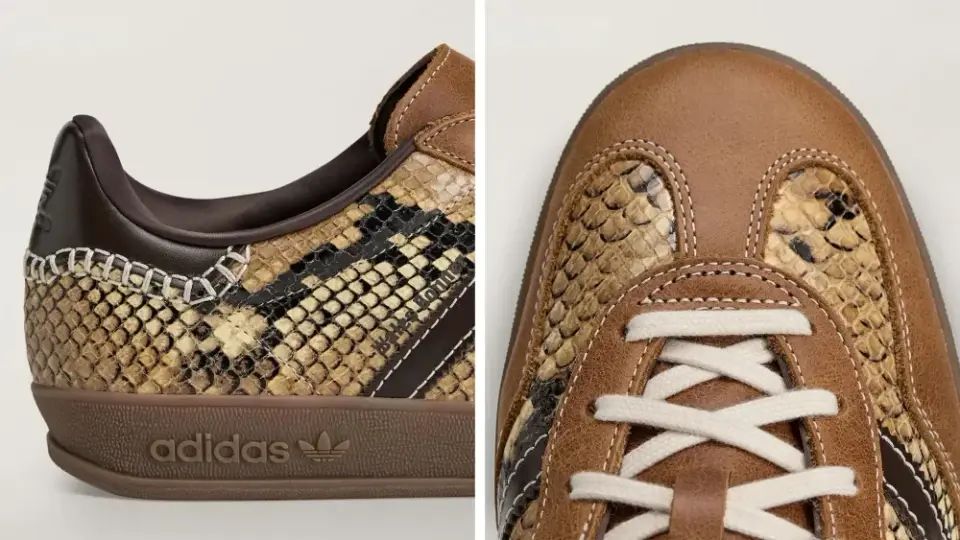 Wales Bonner Reimagines Adidas Gazelle Indoor with a Rattlesnake Twist