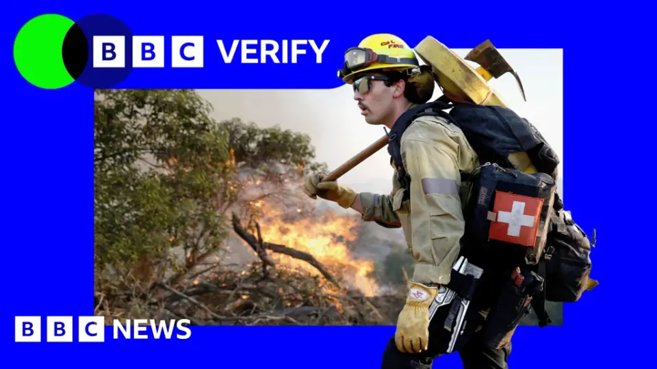 Satellite images reveal two major California wildfires threatening Simi Valley and Channel Islands