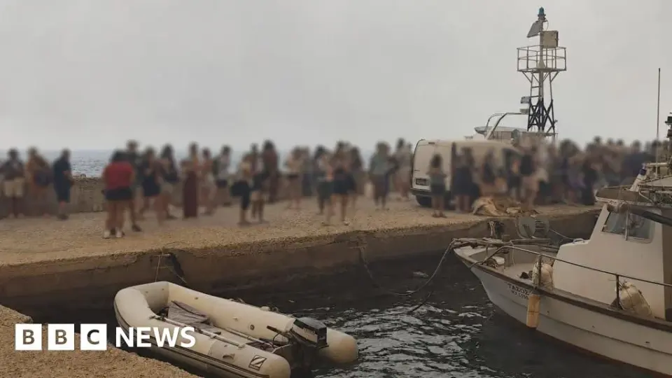 Greece hosts sea evacuations as wildfires spread across Europe