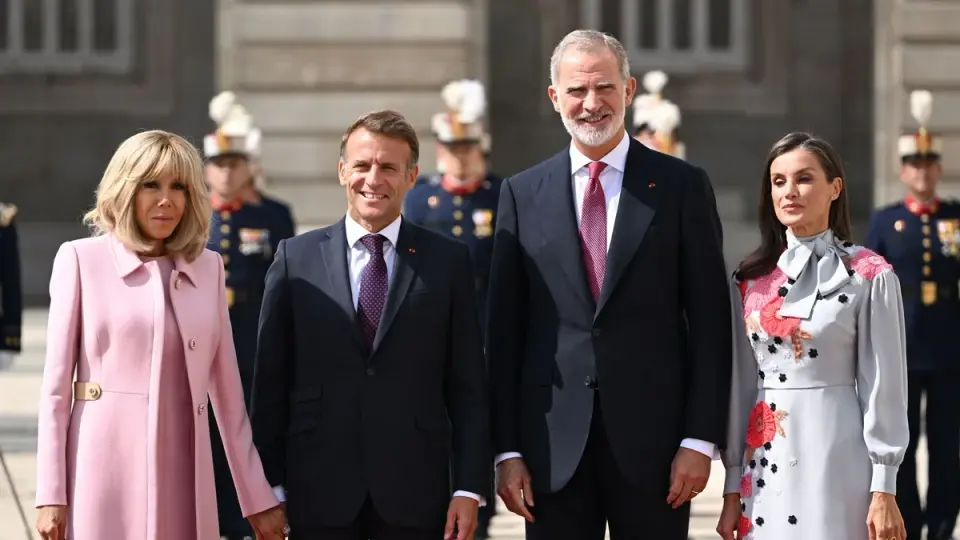 Macron's Toast to Absent Spanish Heirs Steals Spotlight at Madrid State Dinner