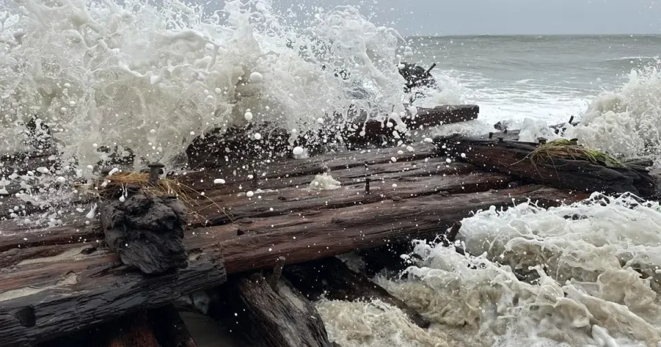 Nor'easter Unearths Possible 1884 Shipwreck Remnants on Nantucket Shore