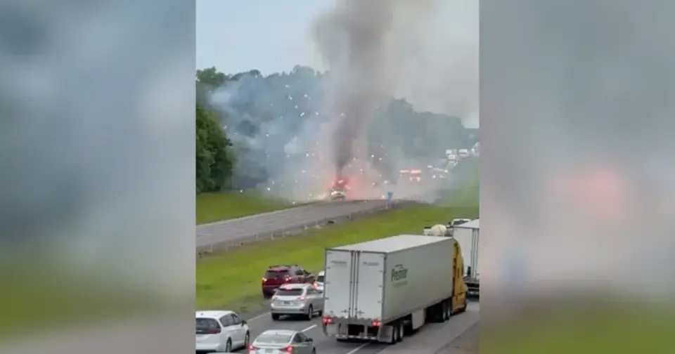 THP Finds Hazmat Violations After I-75 Fireworks Incident