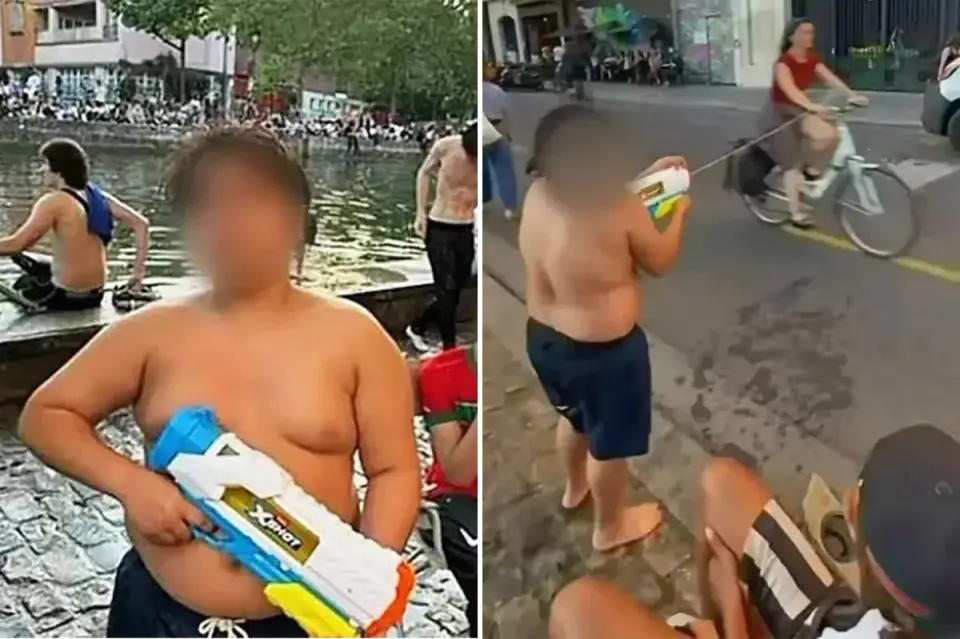 Paris teen 'Customs Officer Hamza,' 14, arrested twice in a week for water-gun stunts