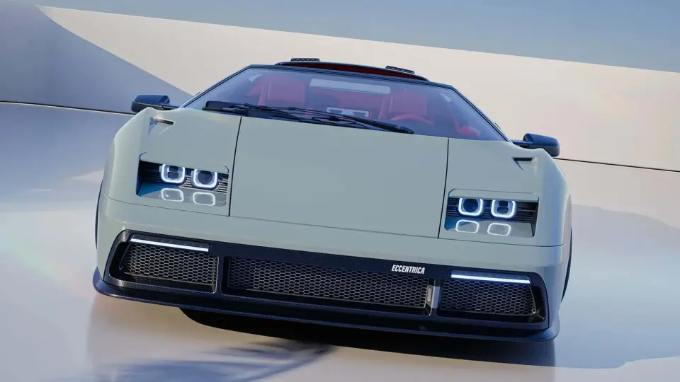 Roofless Diablo Restomod Debuts with 550-HP V12 and Six-Speed Manual