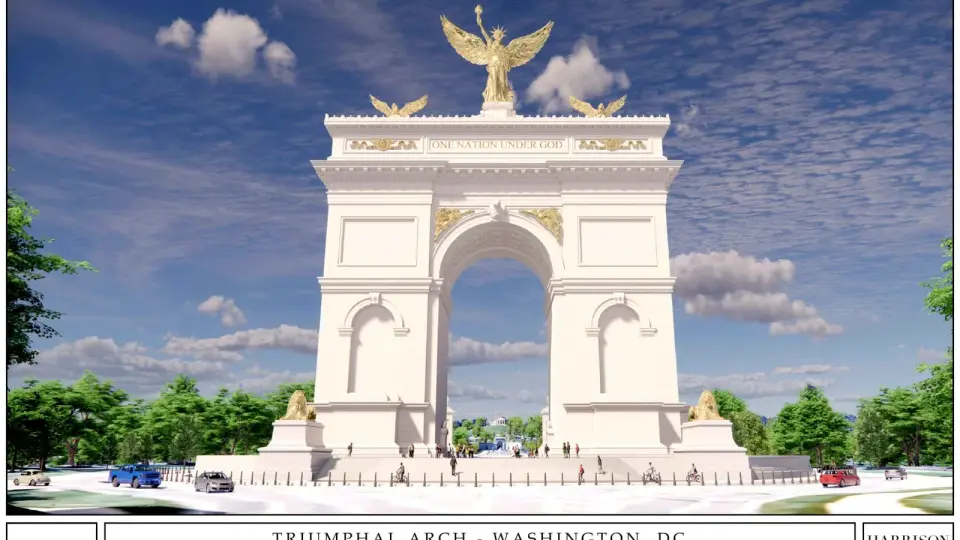 Renderings Unveiled for Trump's 250-Foot Triumph Arch