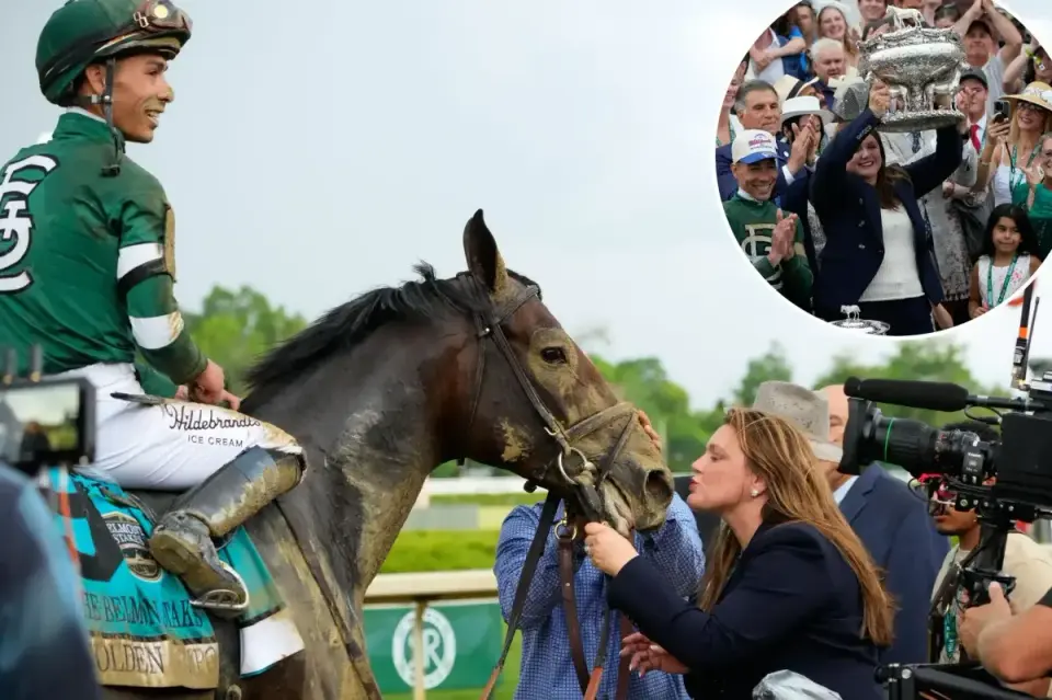 DeVaux Makes Belmont History as Golden Tempo Wins
