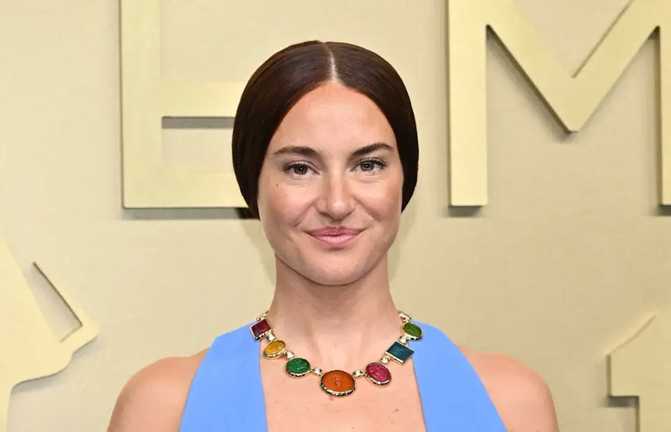 Woodley Dazzles in Crystal-Bathed Balenciaga on Emmys Red Carpet