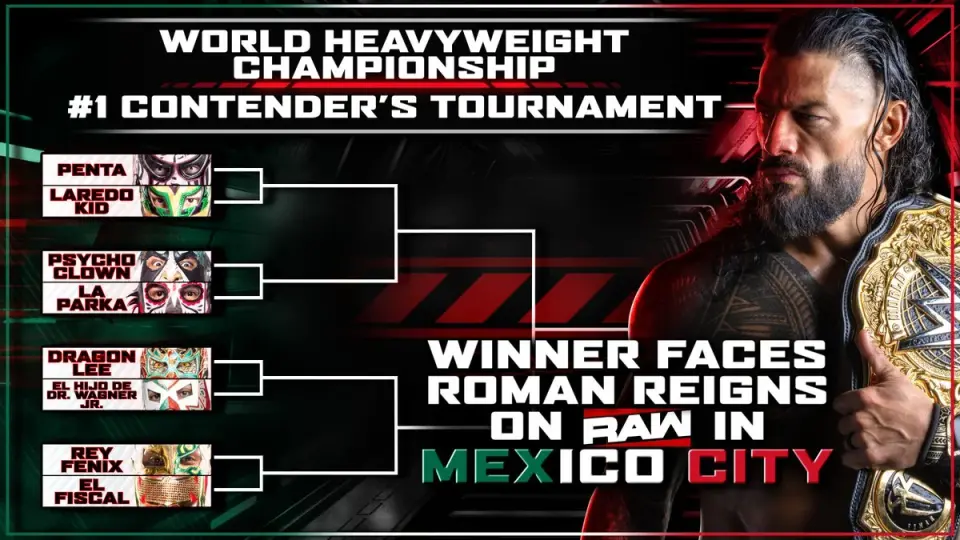 WWE Unveils Eight-Man Bracket for Reigns Title Shot in Mexico City