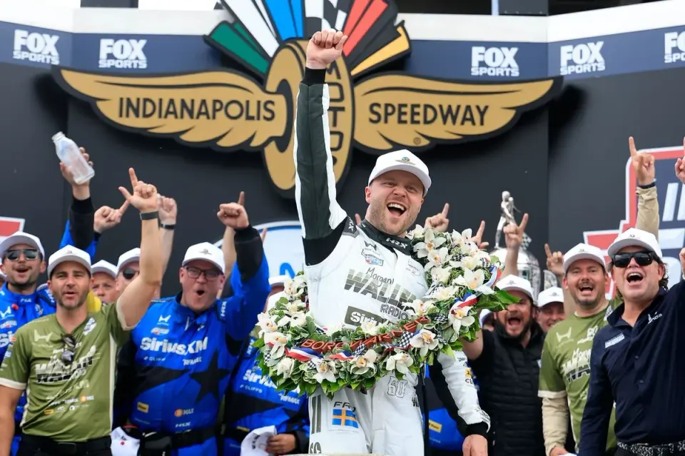 Rosenqvist edges Malukas in razor-thin Indy 500 finish