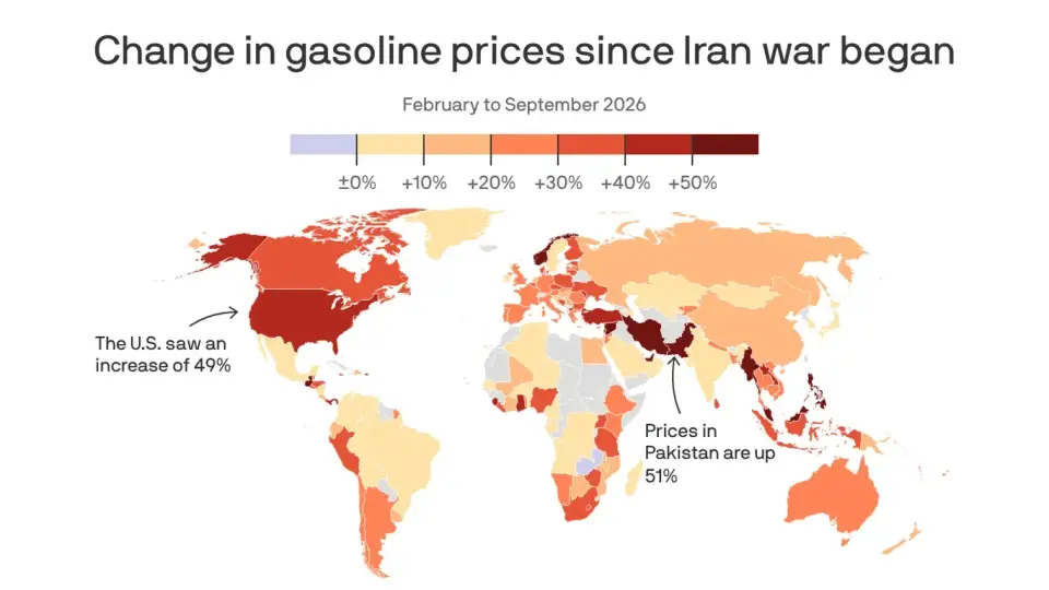 Iran War Pushes Global Fuel Prices Higher
