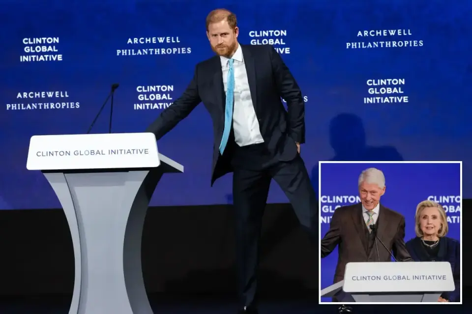 Prince Harry's AI Warning at Clinton Global Initiative Cut Short by Technical Glitch