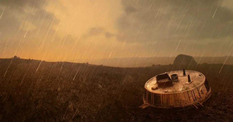 Huygens’ Titan touchdown reveals snow-like ground and a data-driven reconstruction