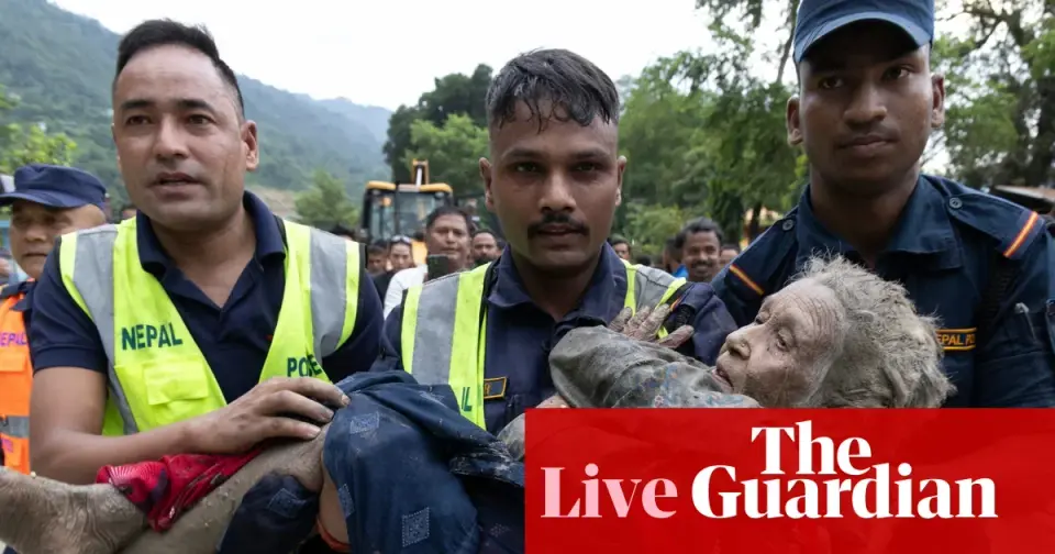 Nepal-Tibet border flood leaves hundreds missing as rescue crews press on