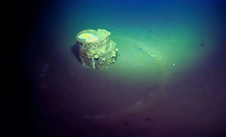 White Halos on Sunken Barrels Reveal Decades of Alkaline Pollution on LA Seafloor